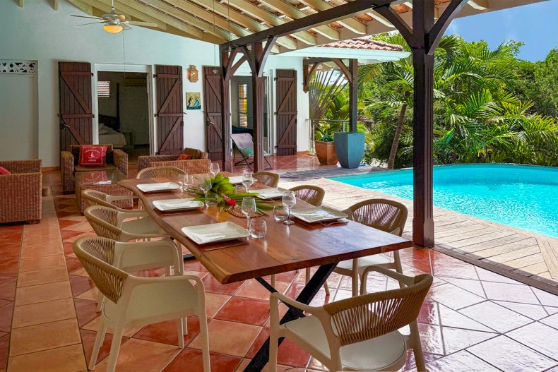 Location villa martinique avec piscine les trois ilets le patio